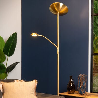 Lucide Zenith LED-lattiavalaisin lukuvalolla musta